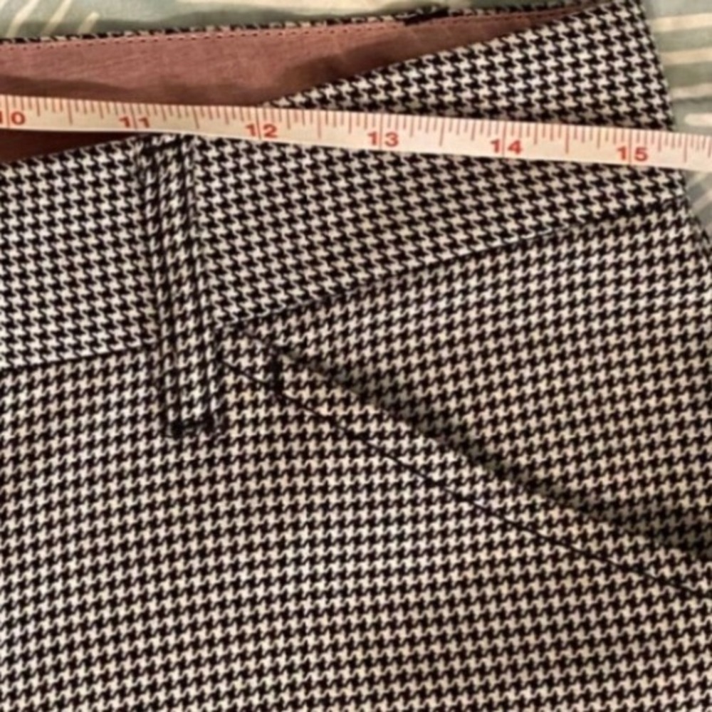 DOLCE & GABBANA Houndstooth Tailored Pants Womens Size 40 Pink Stripe Detail - Picture 9 of 10